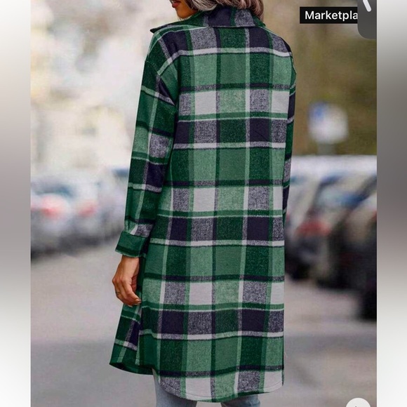 Long Flannel Overcoat - Picture 3 of 3